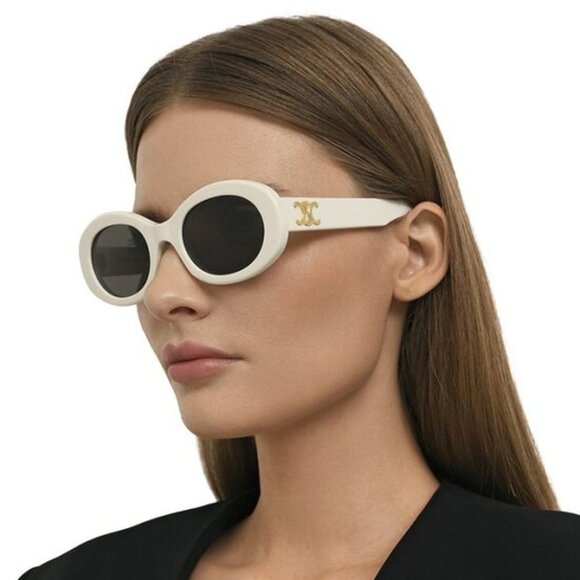 NWT CELINE SUNGLASSES WHITE - Picture 1 of 5